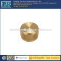 Precision cnc machining brass knurled knob